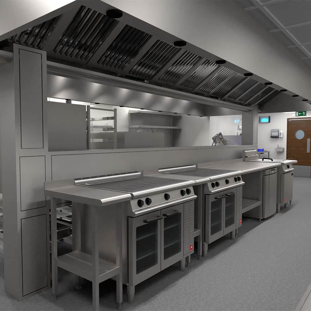 CAD commercial kitchen design