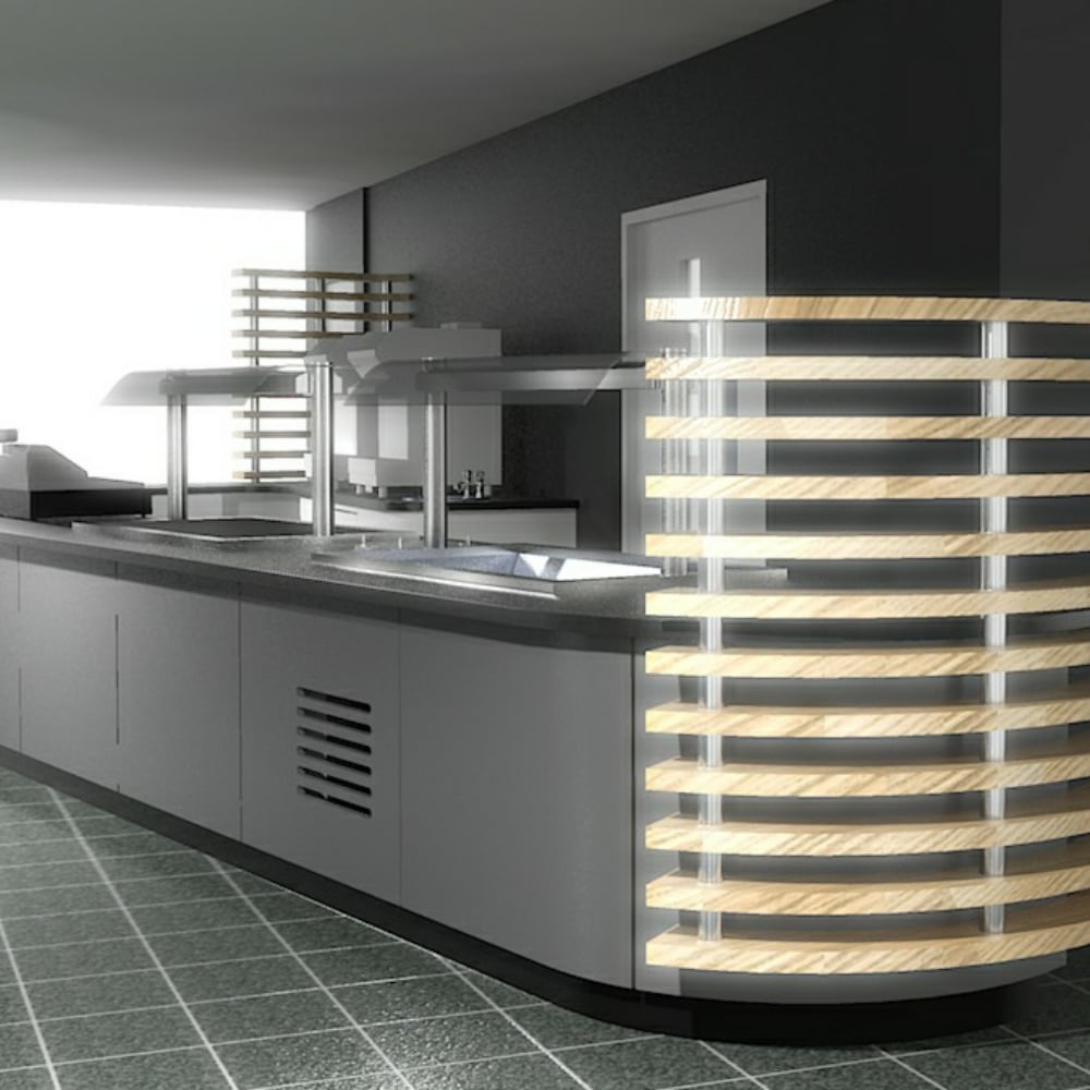 servery counter